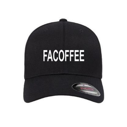 FACOFFEE Embroidered Flexfit Fitted Ball Cap