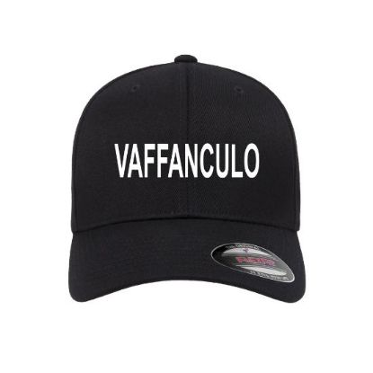 VAFFANCULO Embroidered Flexfit Fitted Ball Cap