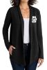 Women's Pawprint Embroidered Interlock Cardigan