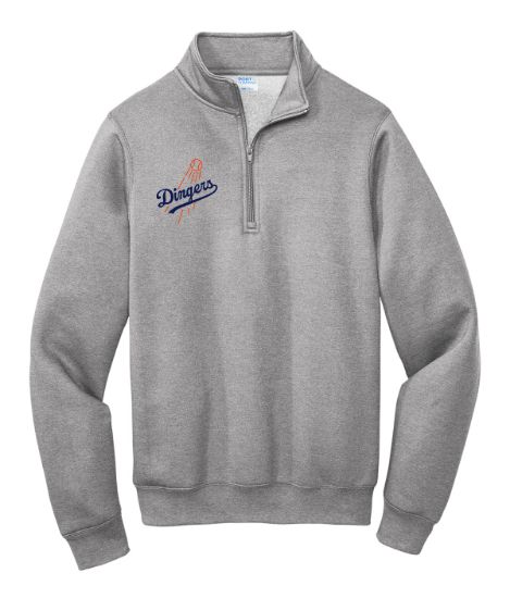 Dingers Adults 1/4 Zip Sweatshirt