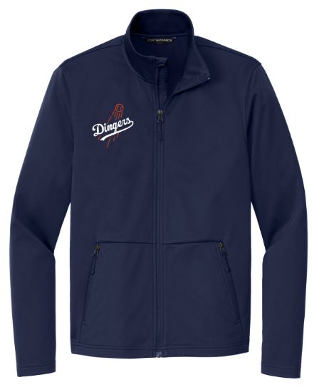 Adults Navy Blue Flexshell Jacket