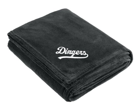 "Dingers" Embroidered Oversized Ultra Plush Blanket