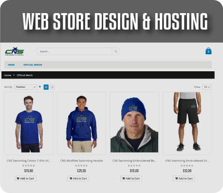 Custom online stores